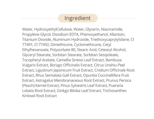 Ingredients