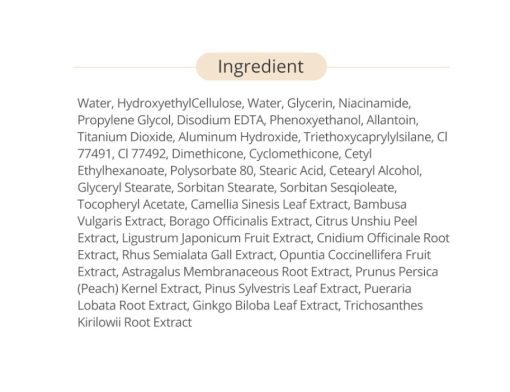 Ingredients